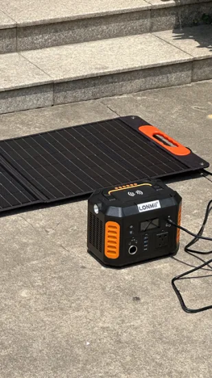 Centrale électrique portable d'urgence solaire électrique mobile 220V 600W
